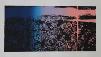 Huang Yuanqiang 黄元强
Which Night? Which Month? Which Year? Screenprint 400mm x 800mm